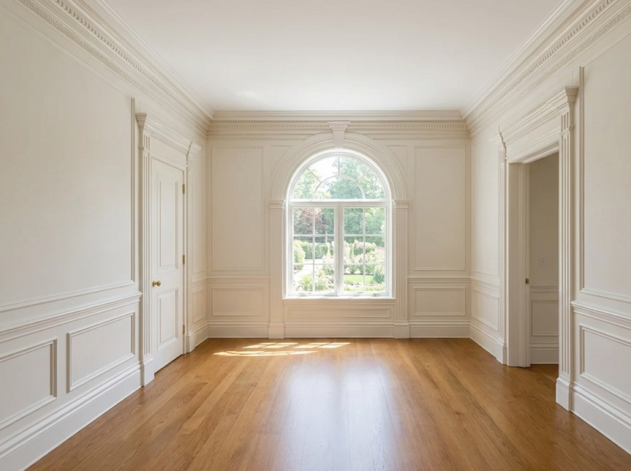 custom trim and molding woodwork